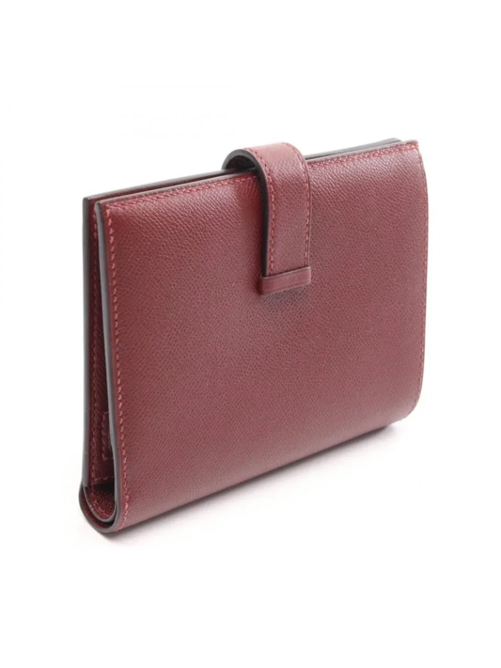 Hermes Bifold Wallet Bearn Compact Rouge